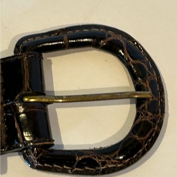 Vintage Ralph Lauren Alligator Belt New wo Tags main image 4
